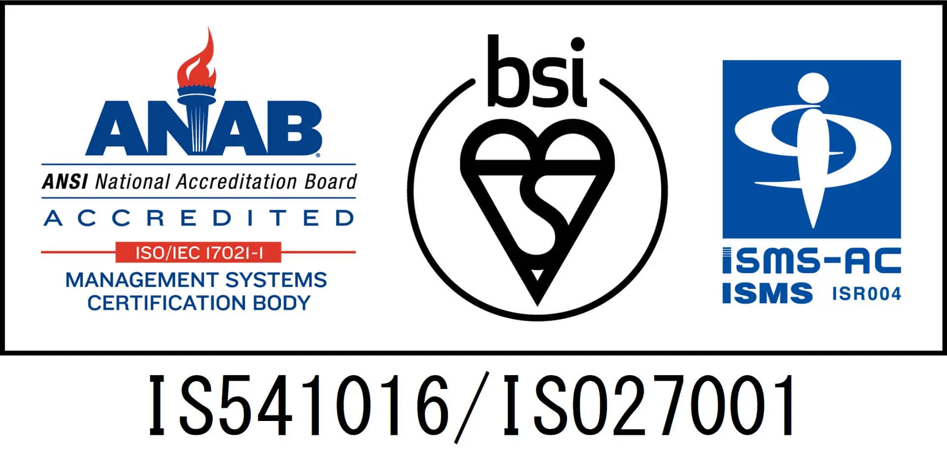 ISO/IEC 27001:2022 認証マーク